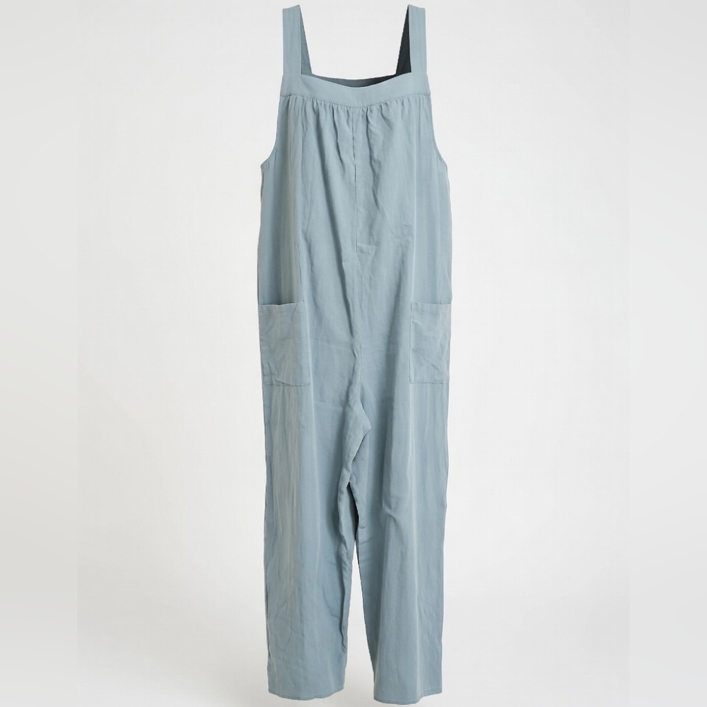 Annva Greenish Blue Sleeveless Jumpsuit